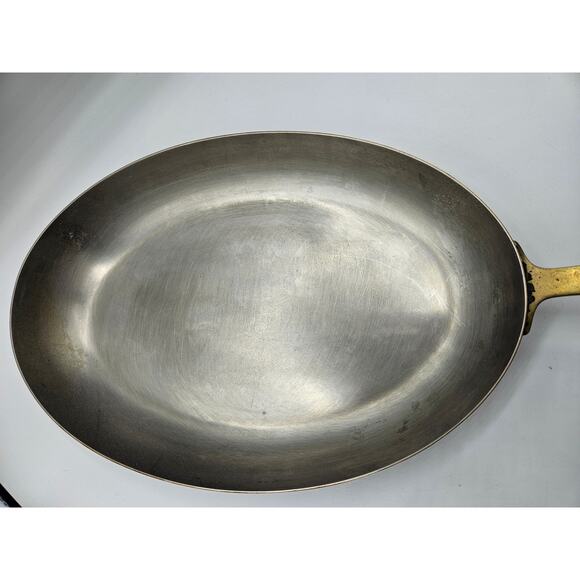 Paul Revere Limited Edition, 12" Fish Pan, Copper and Stainless‎ Steel Oval Pan - Picture 11 of 12